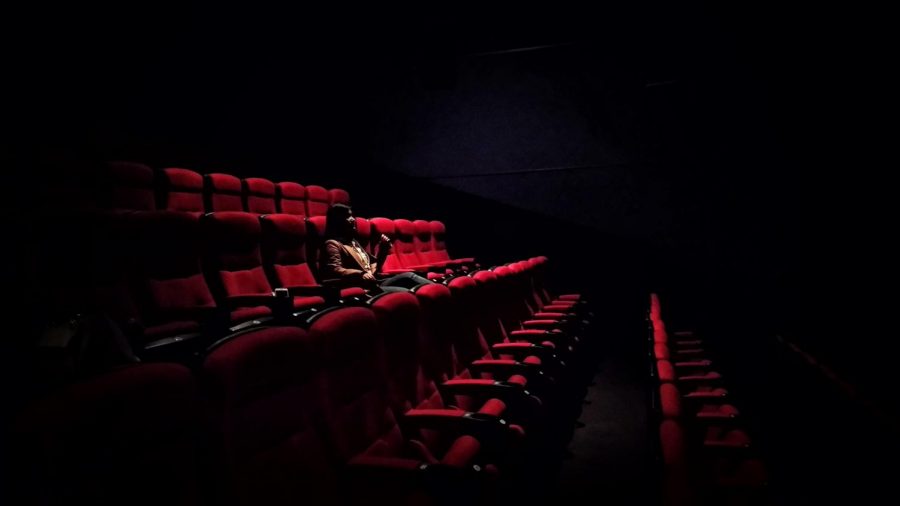 Single guest in a movie theater.