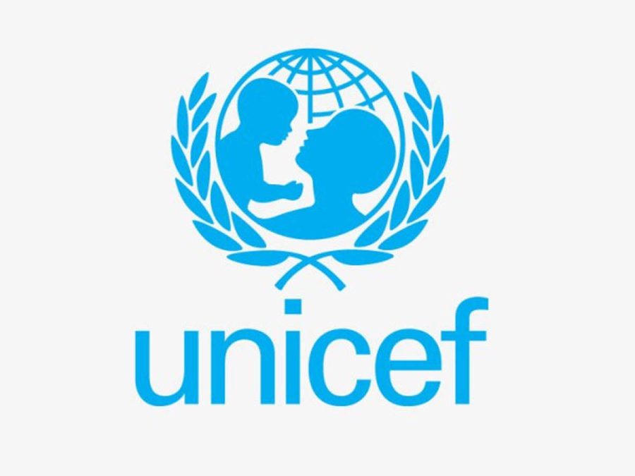 Unicef logo.